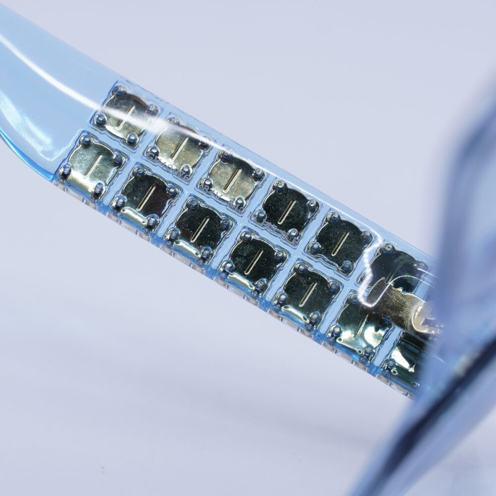 🕶️ New Givenchy GV40076I 84V Sunglasses - Blue Frame, Blue Lenses - Picture 5 of 9